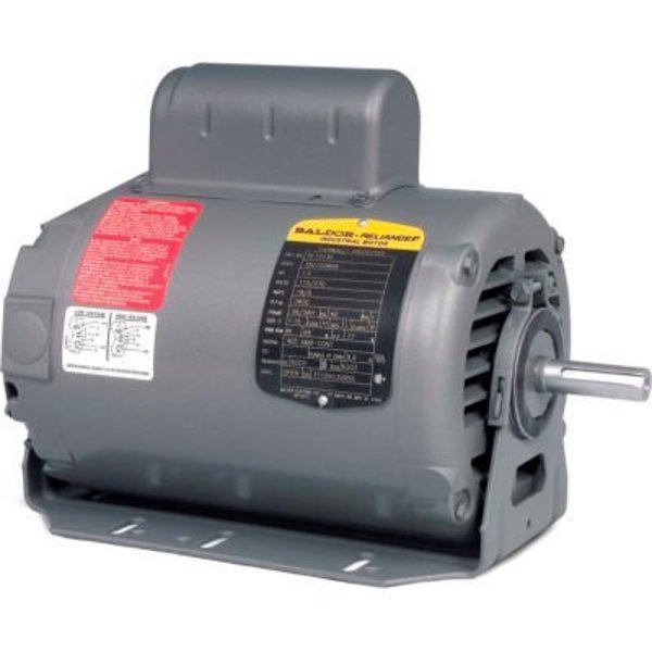 Baldor-Reliance Baldor-Reliance Motor RL1206A, .33HP, 1725RPM, 1PH, 60HZ, 56, 3414L, OPEN, F1 RL1206A